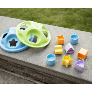 Green Toys formų rūšiuoklė - Lavinamieji žaislai kūdikiams