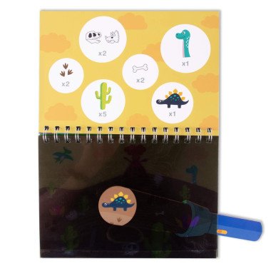 Apli Kids knygutė Ieškok ir surask Dinozaurai - Knygos vaikams