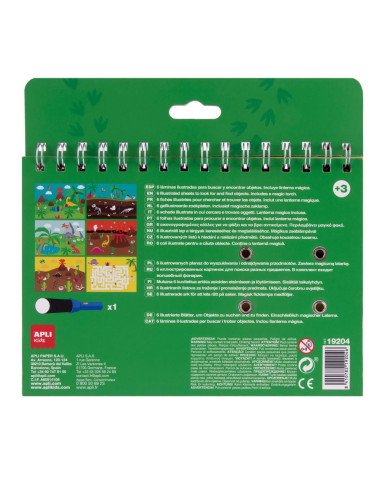 Apli Kids knygutė Ieškok ir surask Dinozaurai - Knygos vaikams Apli Kids knygutė Ieškok ir surask Dinozaurai - Knygos vaikams