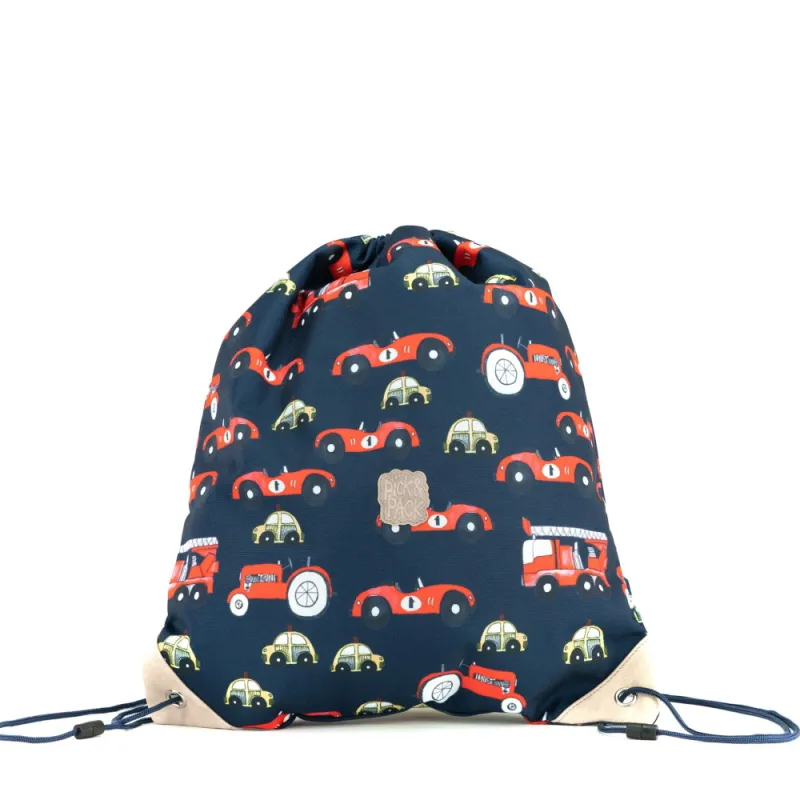 Pick & Pack sportinis krepšys Mašinos - Sportiniai krepšiai vaikams