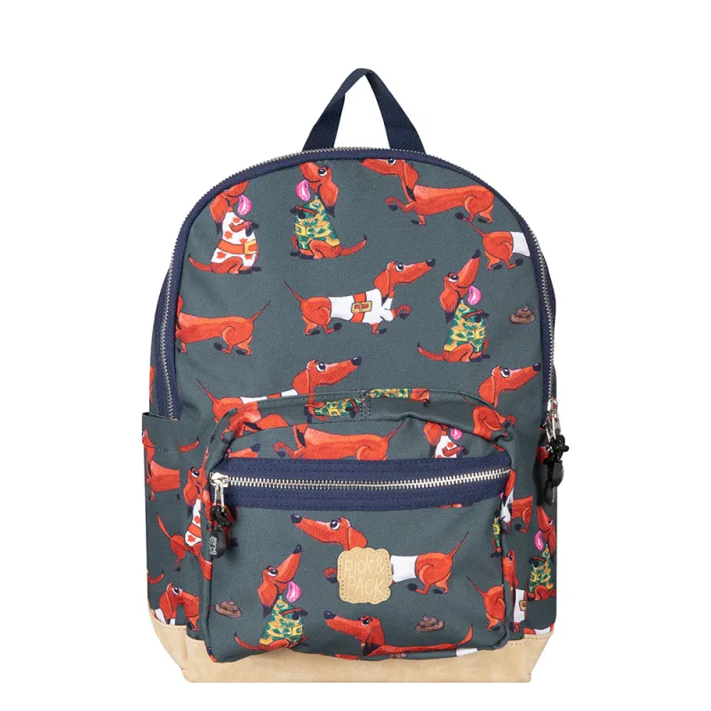 Pick & Pack vaikiška kuprinė Šuniukai, M- Kuprinės pradinukams