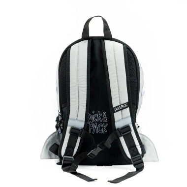 Pick & Pack vaikiška kuprinė Ryklys, M (pilka) - Kuprinės pradinukams