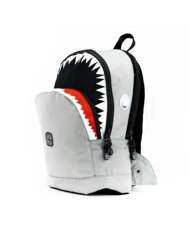 Pick & Pack vaikiška kuprinė Ryklys, M (pilka) - Kuprinės pradinukams