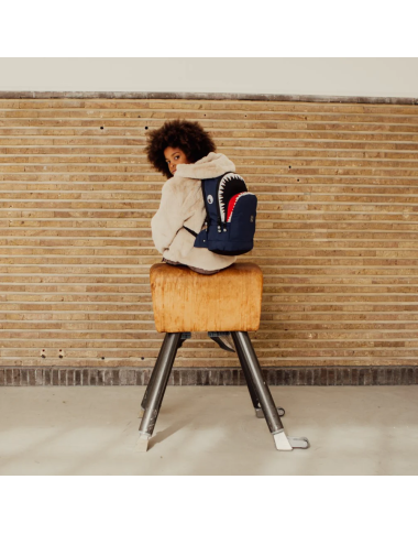 Pick & Pack vaikiška kuprinė Ryklys, M (mėlyna) - Kuprinės pradinukams