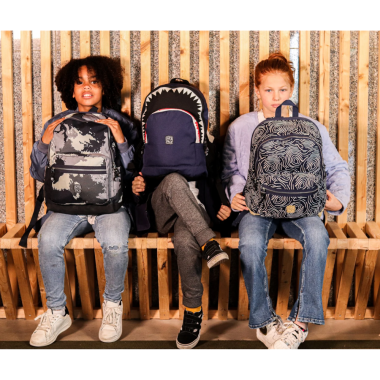 Pick & Pack vaikiška kuprinė Ryklys, M (mėlyna) - Kuprinės pradinukams