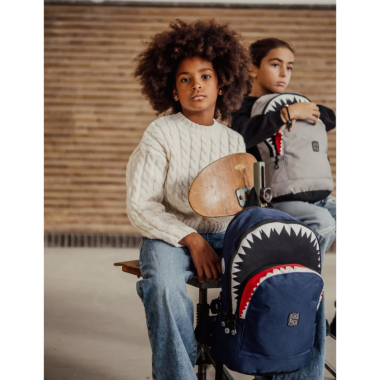 Pick & Pack vaikiška kuprinė Ryklys, M (mėlyna) - Kuprinės pradinukams