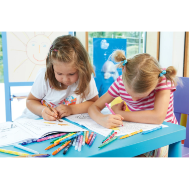 Stabilo nedžiūstantys flomasteriai Power, 18 sp. - Nedžiūstantys nuplaunami flomasteriai vaikams