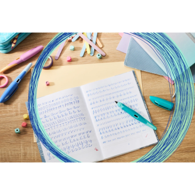 Stabilo plunksnakotis EASYbirdy R, mėlynas - Plunksnakočiai pradinukams