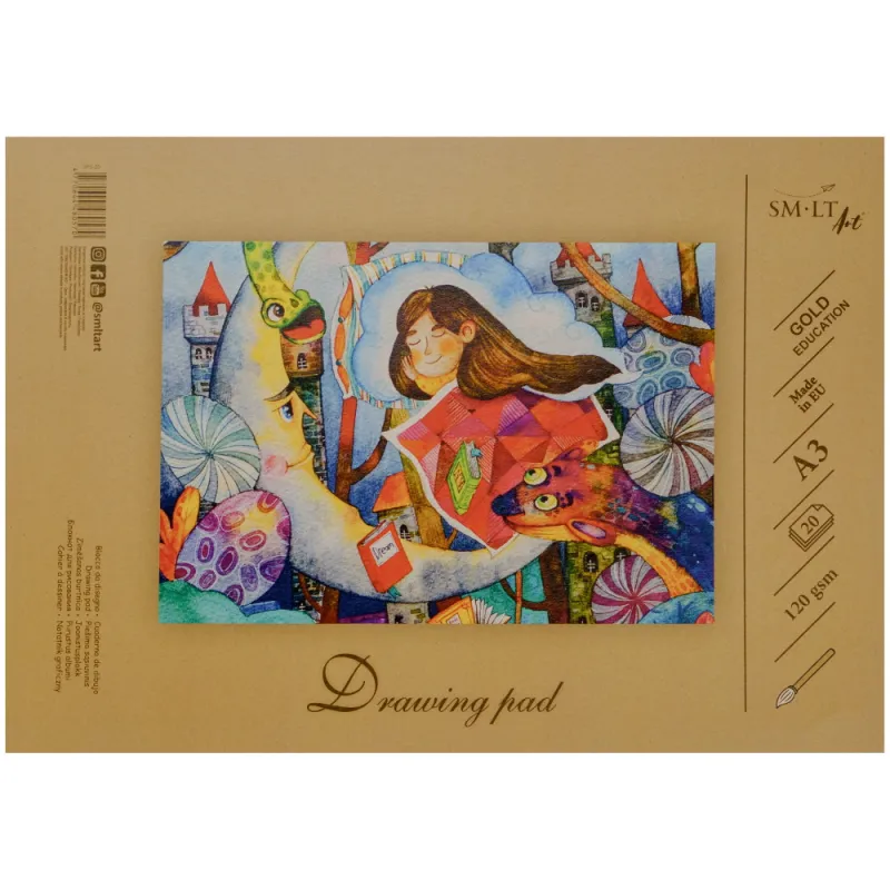 Piešimo popierius (A3, 20 l, 120 gsm) - Piešimo popierius Piešimo popierius (A3, 20 l, 120 gsm) - Piešimo popierius