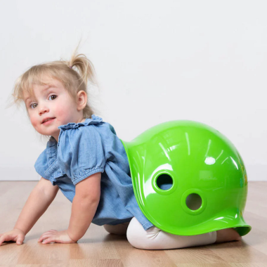 Moluk Bilibo žalias kiautas - Lavinamieji žaislai vaikams nuo 2 metų