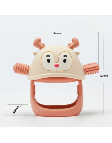 Smily Mia kramtukas kūdikiams Elniukas - Silikoniniai kramtukai kūdikiams Smily Mia kramtukas kūdikiams Elniukas - Silikoniniai kramtukai kūdikiams