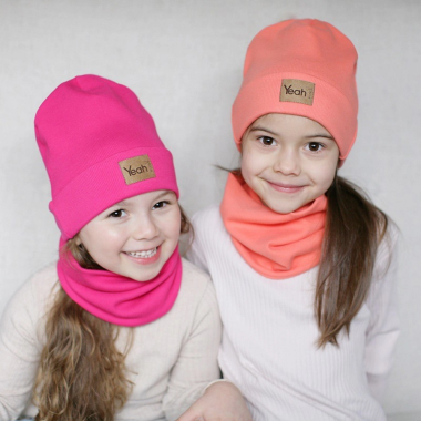 Pupill rausva mova - Vaikiškos kepurės