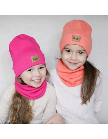 Pupill rausva mova - Vaikiškos kepurės Pupill rausva mova - Vaikiškos kepurės