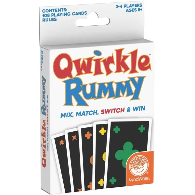 Kortų stalo žaidimas Qwirkle Rummy - Stalo žaidimai šeimai Kortų stalo žaidimas Qwirkle Rummy - Stalo žaidimai šeimai