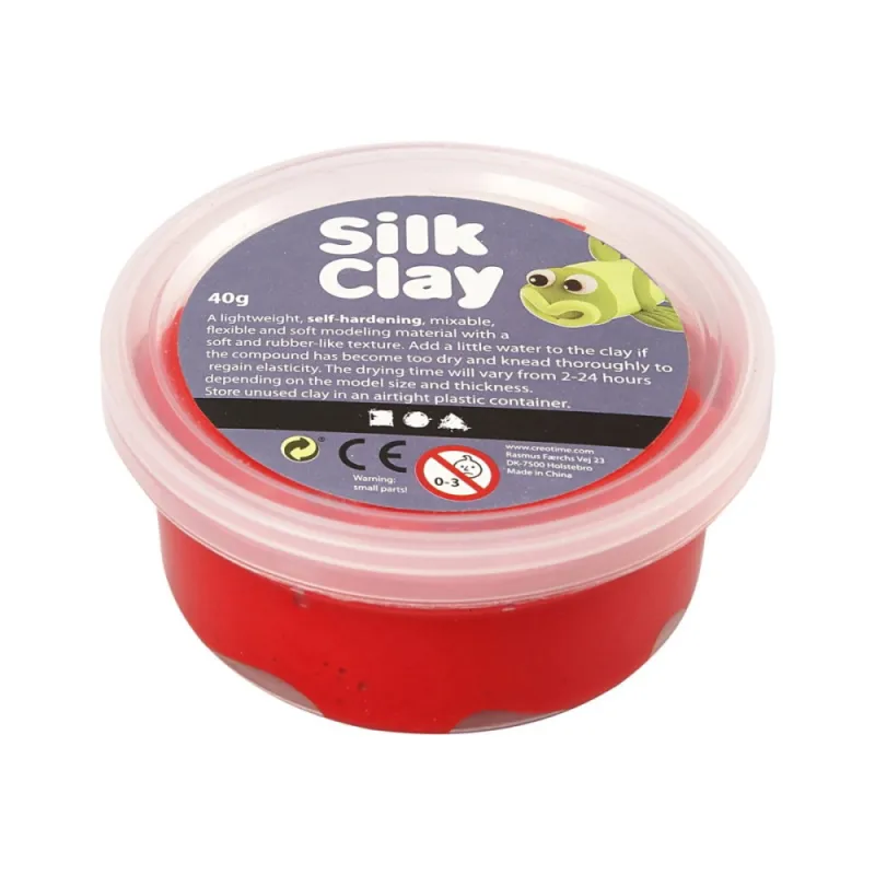 Šilkinis modelinas - raudonas - Kūrybiniai rinkiniai vaikams