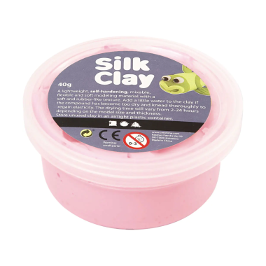 Šilkinis modelinas - rausva - Kūrybiniai rinkiniai vaikams