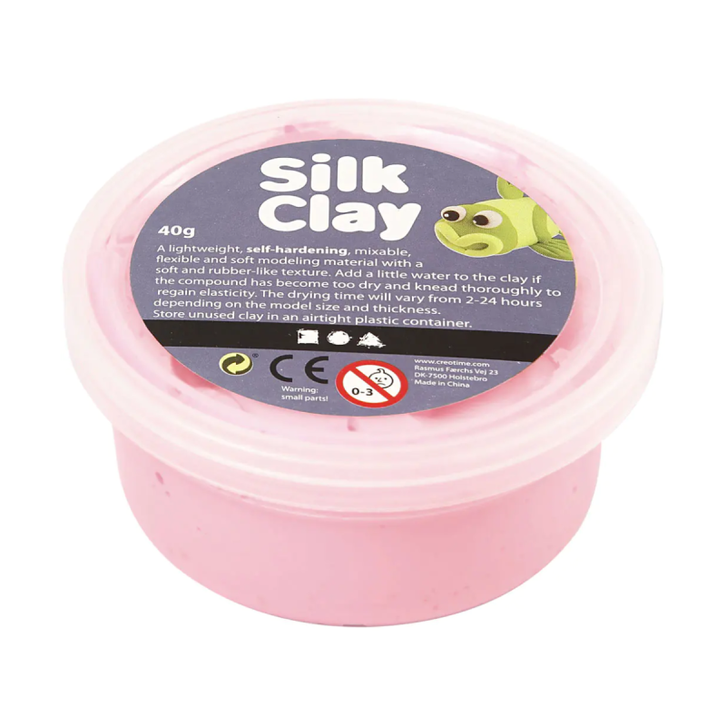 Šilkinis modelinas - rausva - Kūrybiniai rinkiniai vaikams