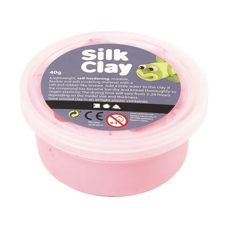 Šilkinis modelinas - rausva - Kūrybiniai rinkiniai vaikams