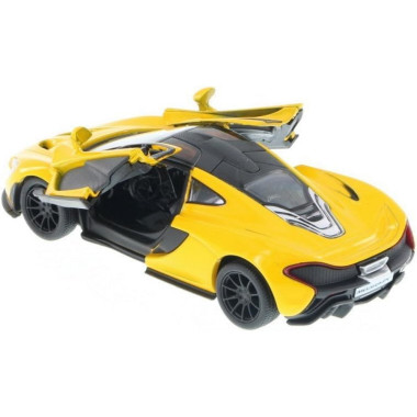 Kinsmart modeliukas McLaren P1, geltonas - Mašinų modeliukai vaikams