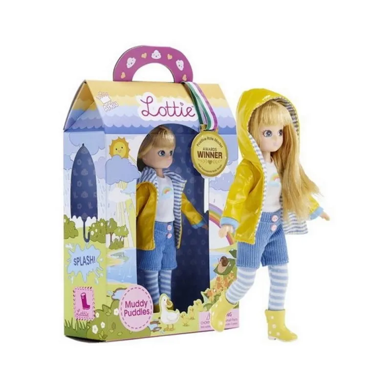 Lottie lėlė Lietaus mergaitė- Lėlės mergaitėms nuo 3 metų