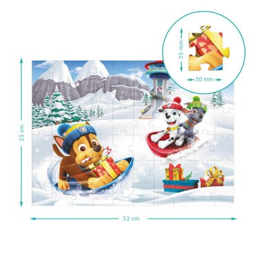 Dodo dėlionė vaikams Paw Patrol Kalėdos (60 det.) - Dėlionės vaikams nuo 4 metų