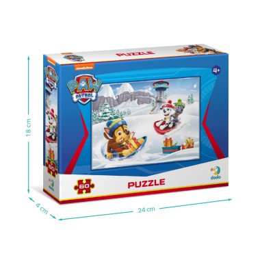 Dodo dėlionė vaikams Paw Patrol Kalėdos (60 det.) - Dėlionės vaikams nuo 4 metų
