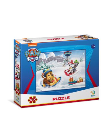 Dodo dėlionė vaikams Paw Patrol Kalėdos (60 det.) - Dėlionės vaikams nuo 4 metų Dodo dėlionė vaikams Paw Patrol Kalėdos (60 det.) - Dėlionės vaikams nuo 4 metų