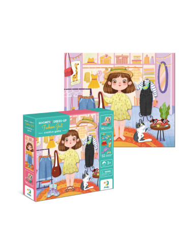 Dodo magnetukų rinkinys Madistė (32 el.) - Magnetukų rinkinys vaikams nuo 3 metų