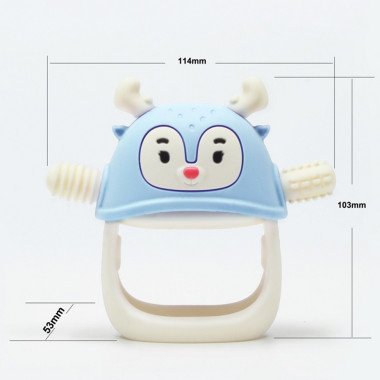 Smily Mia kramtukas kūdikiams Elniukas - Silikoniniai kramtukai kūdikiams