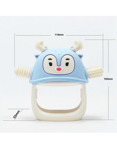 Smily Mia kramtukas kūdikiams Elniukas - Silikoniniai kramtukai kūdikiams