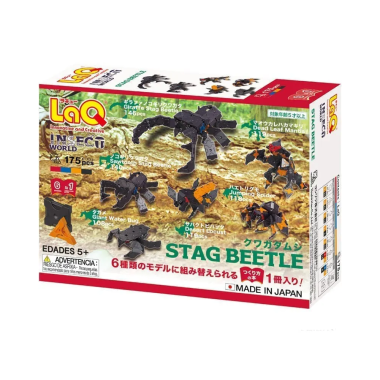 LaQ konstruktorius Stag Beetle (175 el.) - LaQ japoniškas konstruktorius vaikams