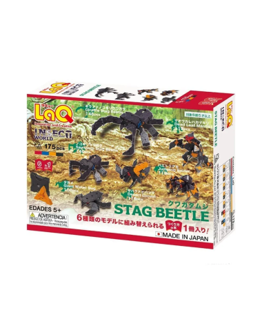LaQ konstruktorius Stag Beetle (175 el.) - LaQ japoniškas konstruktorius vaikams LaQ konstruktorius Stag Beetle (175 el.) - LaQ japoniškas konstruktorius vaikams