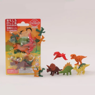 Iwako figūrėlės-trintukai Dinozaurai - Žaislai vaikams nuo 3 metų