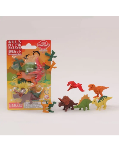 Iwako figūrėlės-trintukai Dinozaurai - Žaislai vaikams nuo 3 metų