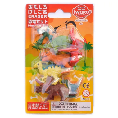 Iwako figūrėlės-trintukai Dinozaurai - Žaislai vaikams nuo 3 metų