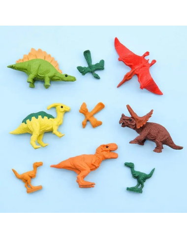 Iwako figūrėlės-trintukai Dinozaurai - Žaislai vaikams nuo 3 metų