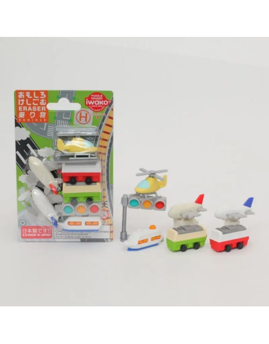 Iwako figūrėlės-trintukai Techninės mašinos - Žaislai vaikams nuo 3 metų