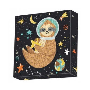 Deimantinė dėlionė Sloth Universe (28x28 cm) - Deimantinės dėlionės vaikams