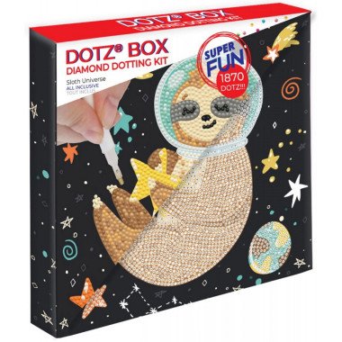 Deimantinė dėlionė Sloth Universe (28x28 cm) - Deimantinės dėlionės vaikams