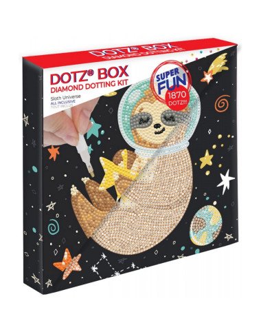 Deimantinė dėlionė Sloth Universe (28x28 cm) - Deimantinės dėlionės vaikams