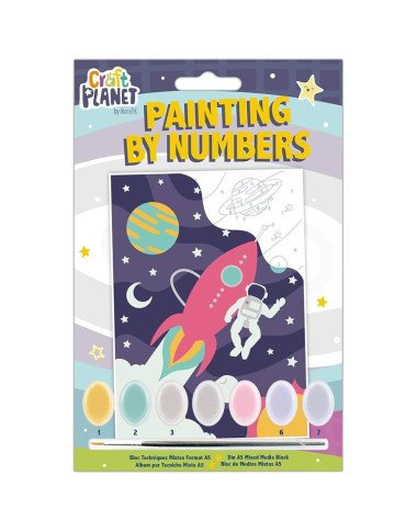 Tapybos pagal skaičius rinkinys Kosmosas - Piešimo rinkiniai vaikams Tapybos pagal skaičius rinkinys Kosmosas - Piešimo rinkiniai vaikams