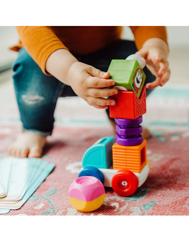 SmartMax magnetinės kaladėlės My First Build & Drive -  Lavinamieji žaislai vaikams nuo 1 metų