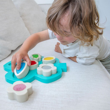 Miniland sudedamas sensorinis medis (7 el.) - Lavinamieji žaislai vaikams nuo 1 metų