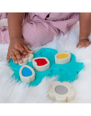 Miniland sudedamas sensorinis medis (7 el.) - Lavinamieji žaislai vaikams nuo 1 metų