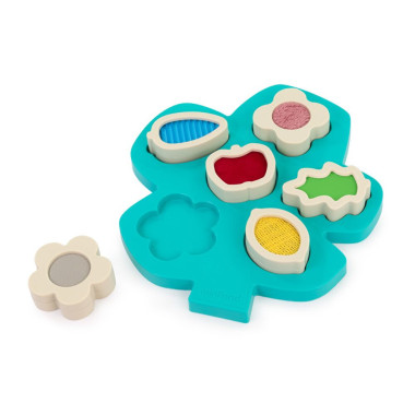 Miniland sudedamas sensorinis medis (7 el.) - Lavinamieji žaislai vaikams nuo 1 metų