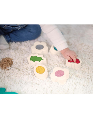 Miniland sudedamas sensorinis medis (7 el.) - Lavinamieji žaislai vaikams nuo 1 metų