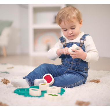 Miniland sudedamas sensorinis medis (7 el.) - Lavinamieji žaislai vaikams nuo 1 metų