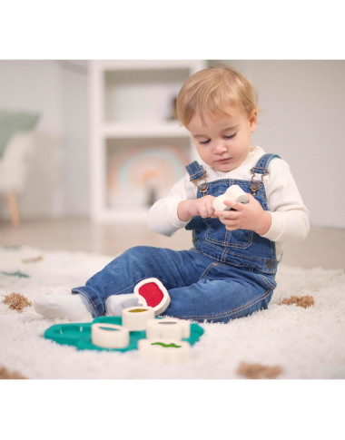 Miniland sudedamas sensorinis medis (7 el.) - Lavinamieji žaislai vaikams nuo 1 metų