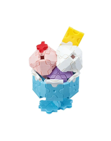 LaQ konstruktorius vaikams Ice Cream Wagon - Lavinamieji japoniški konstruktoriai vaikams