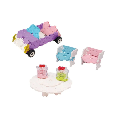 LaQ konstruktorius vaikams Ice Cream Wagon - Lavinamieji japoniški konstruktoriai vaikams